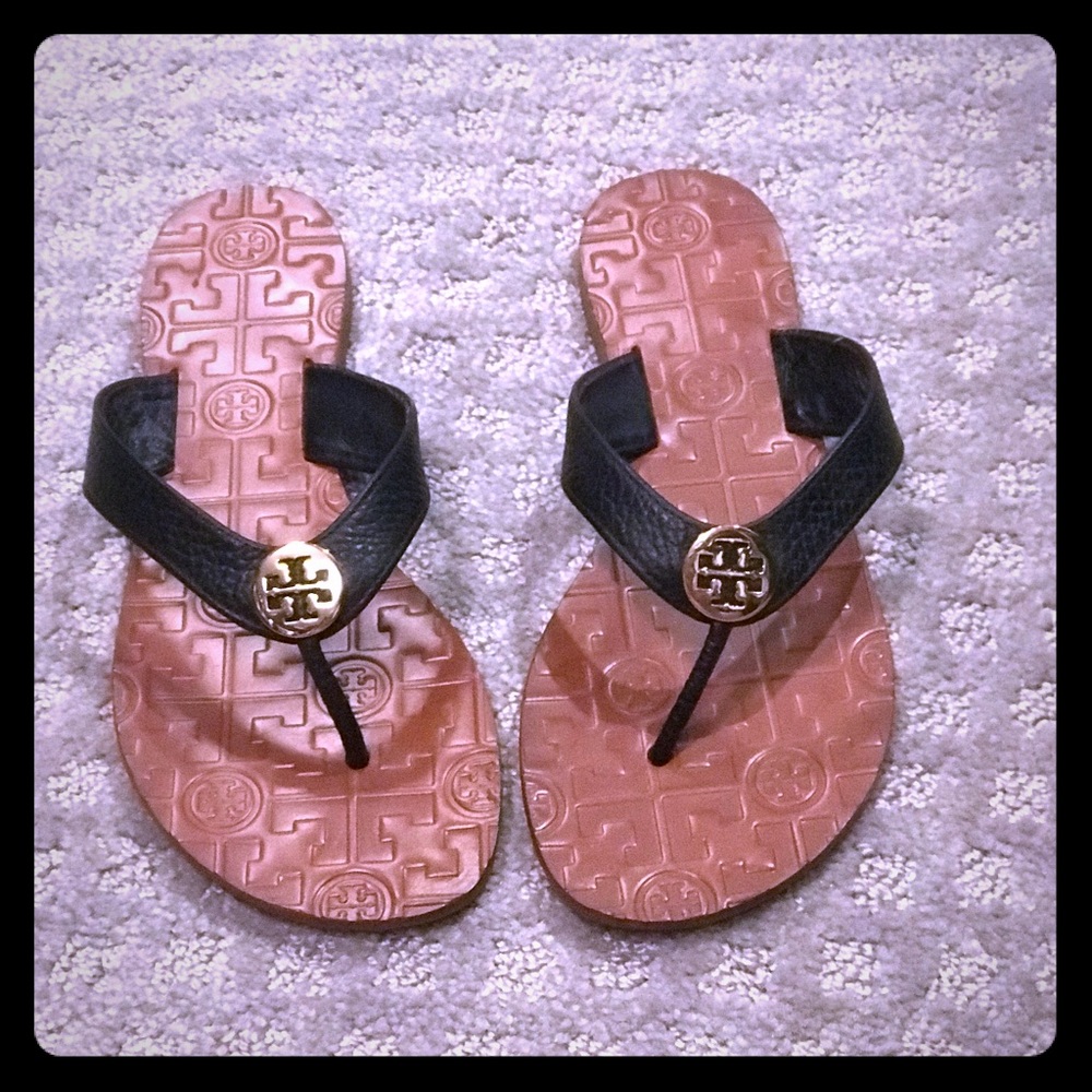Tory Burch Flip Flop Worn once! Like new condition